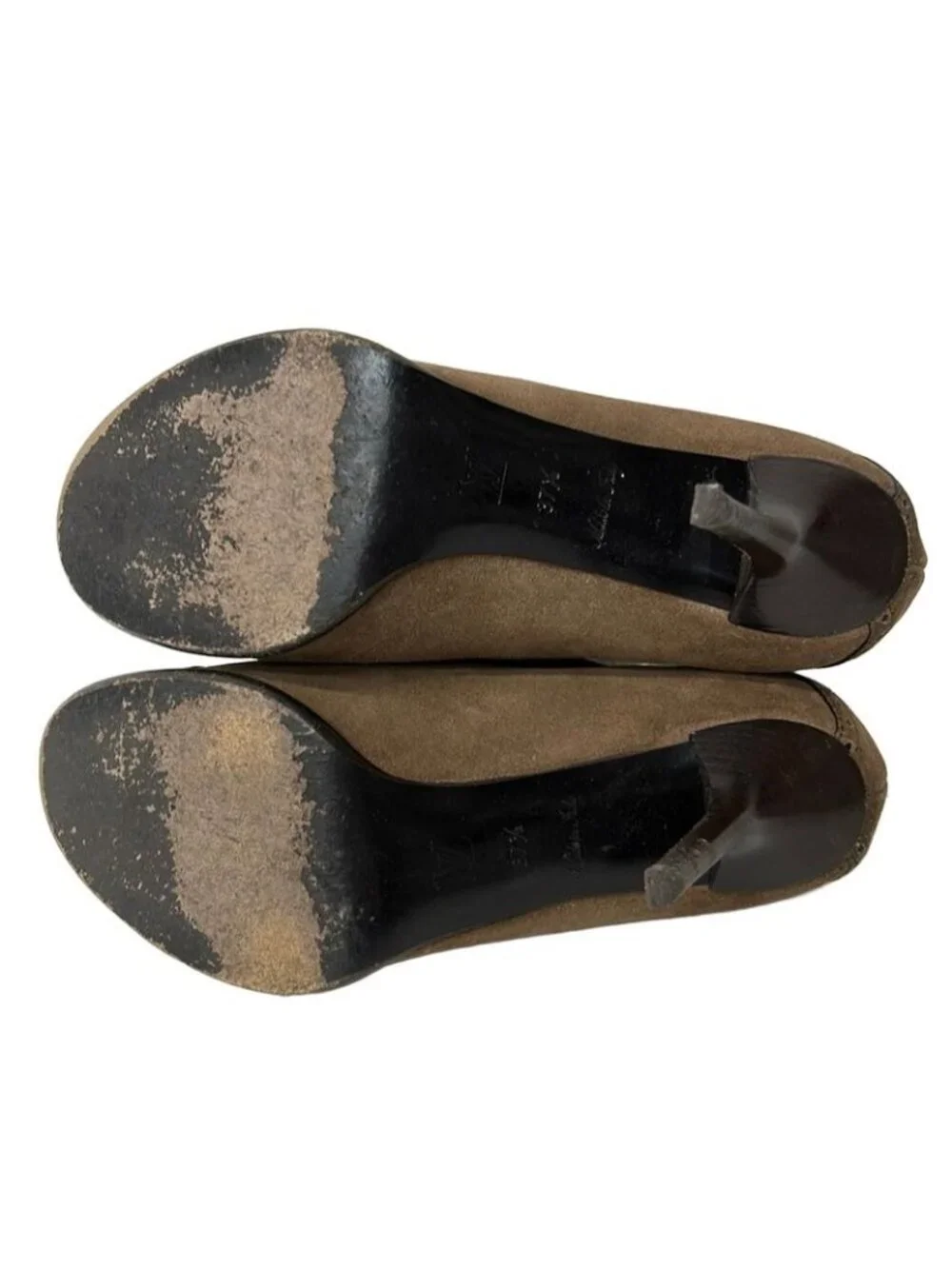 Louis Vuitton Booties 37.5 Beige Black Perforated Straight Tip Leather Boot - Picture 4 of 6